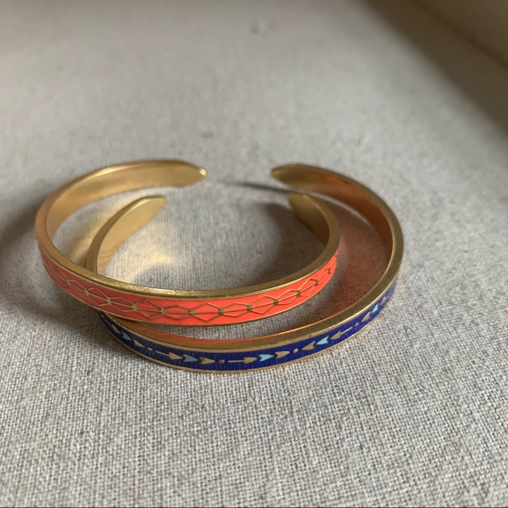 Stella & Dot Enamel Bangle Set
